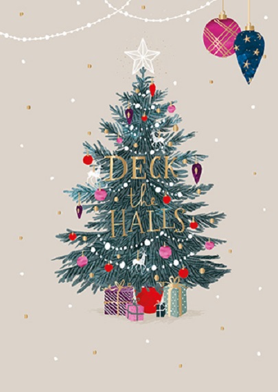 Felicitare - Deck The Halls | Ling Design