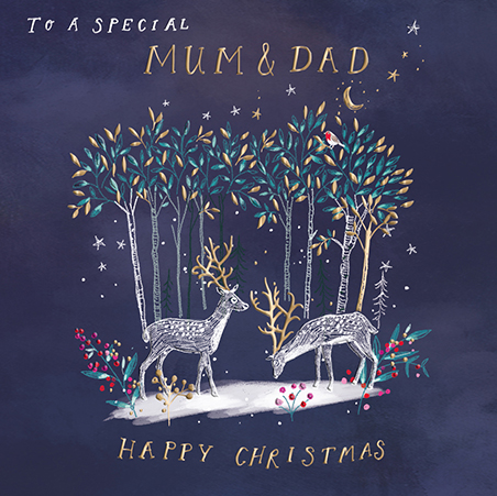 Felicitare - To A Special Mum & Dad Merry Christmas | Ling Design