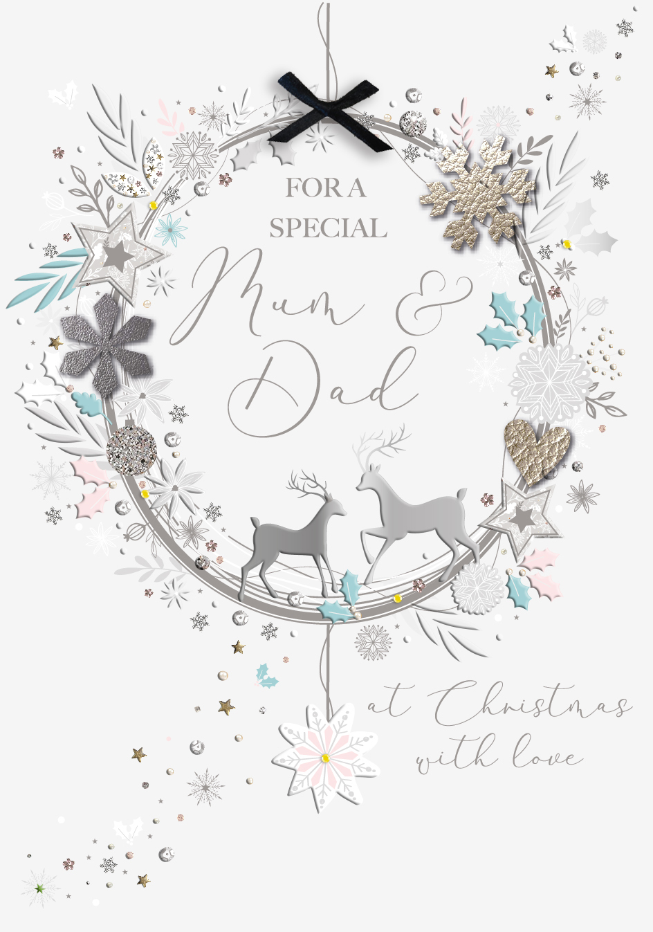 Felicitare - For A Special Mum And Dad At Christmas With Love | Ling Design