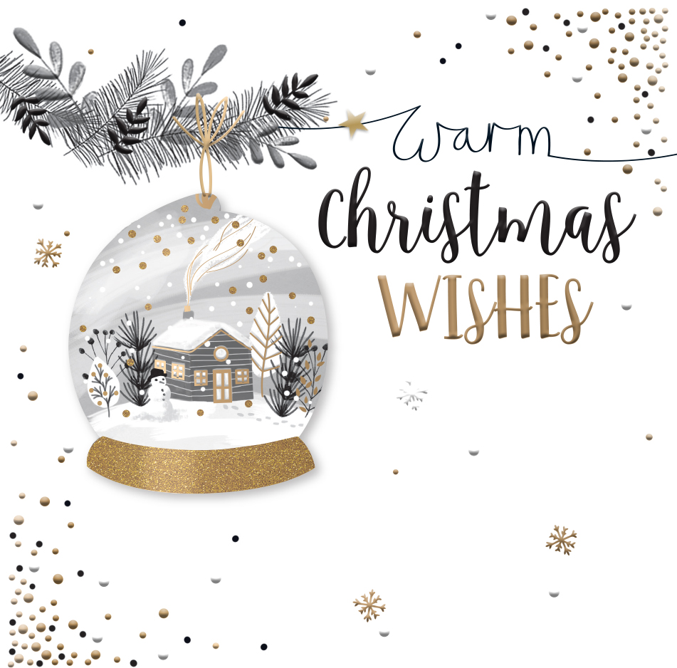 Felicitare - Warm Christmas Wishes | Ling Design