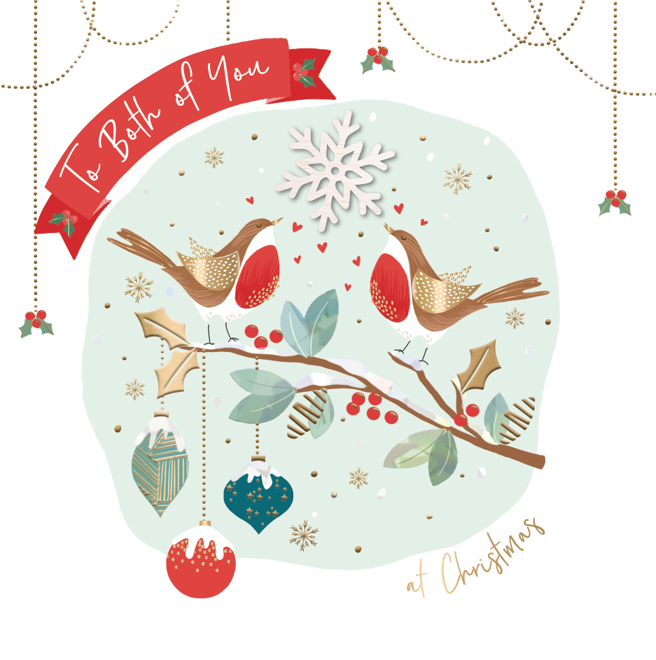 Felicitare - To Both Of You At Christmas | Ling Design