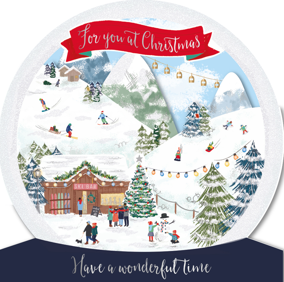 Felicitare - For You At Christmas - Have A Wonderful Time | Ling Design