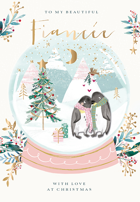 Felicitare - To My Beautiful Fiancee - Christmas | Ling Design image0
