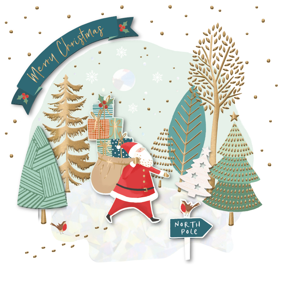 Poze Felicitare - Merry Christmas - North Pole | Ling Design