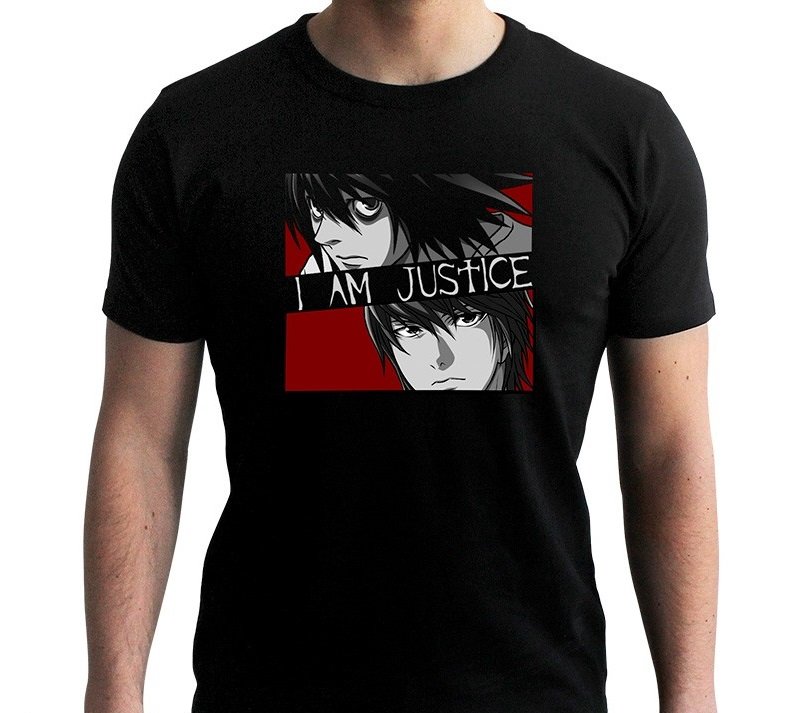 Tricou L - Men - Death Note - I am Justice | AbyStyle