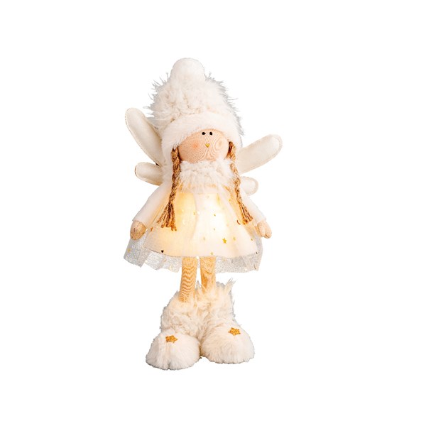 Figurina decorativa - Micro LED Angel Polyester Steady - Indoor | Kaemingk