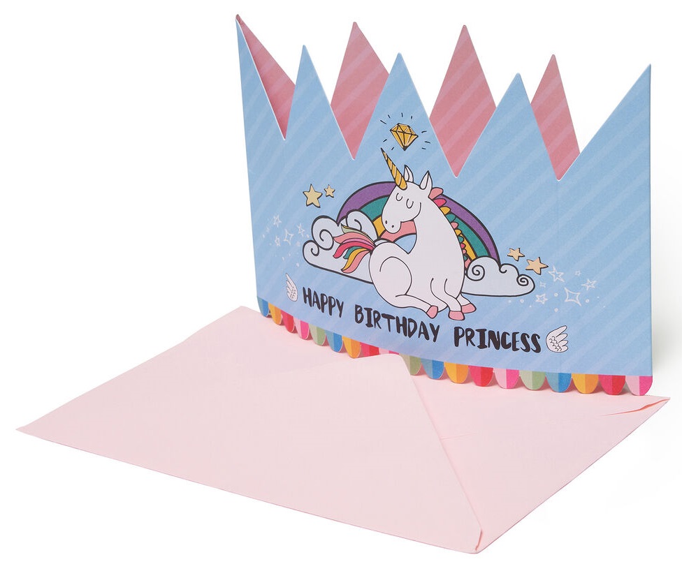 Felicitare 3D - Happy Birthday - Princess Crown | Legami - 1 | YEO