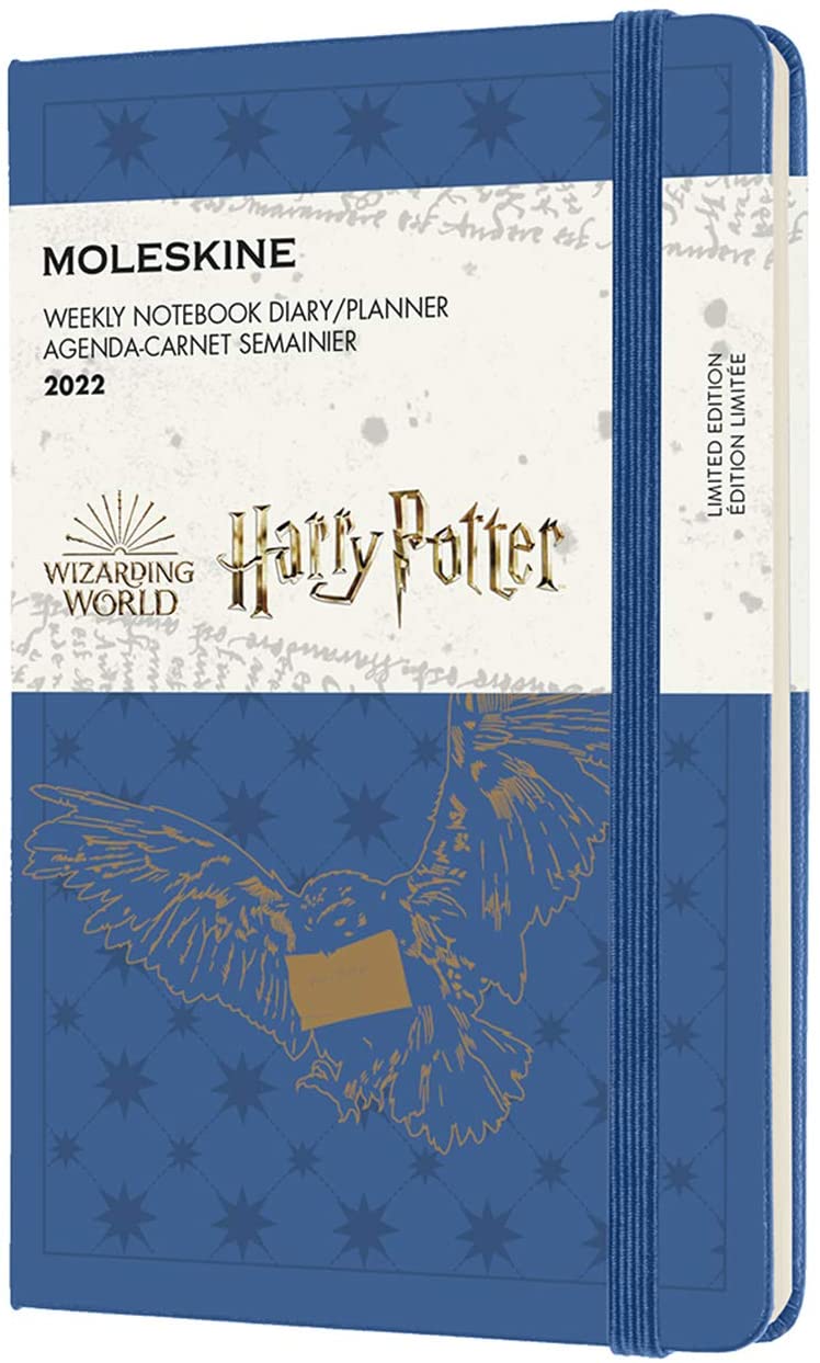Agenda 2022 - 12-Month Weekly Planner - Pocket, Hard Cover - Harry Potter - Antwerp Blue | Moleskine image0