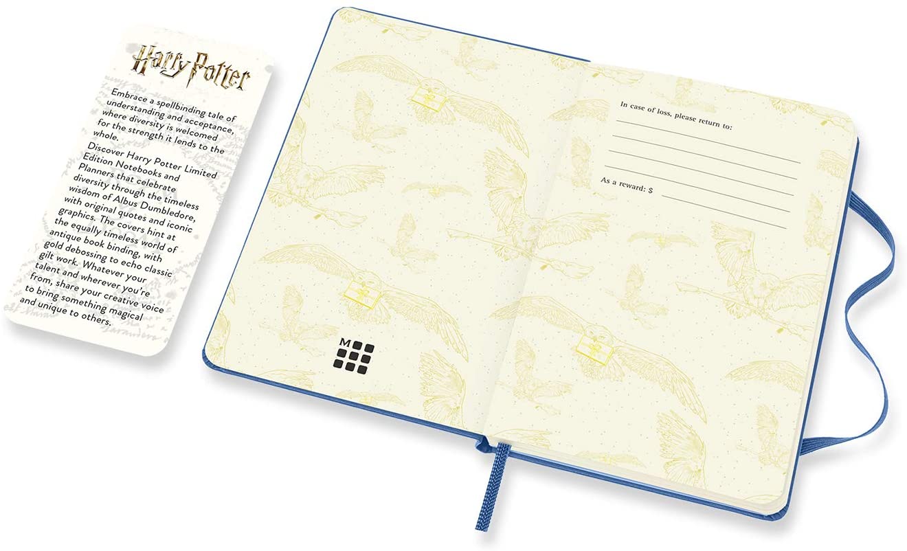 Agenda 2022 - 12-Month Weekly Planner - Pocket, Hard Cover - Harry Potter - Antwerp Blue | Moleskine image4
