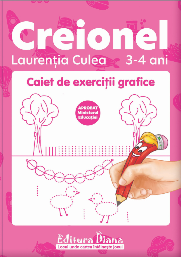 PDF Creionel 3-4 ani. Caiet de exercitii grafice | carturesti.ro Scolaresti