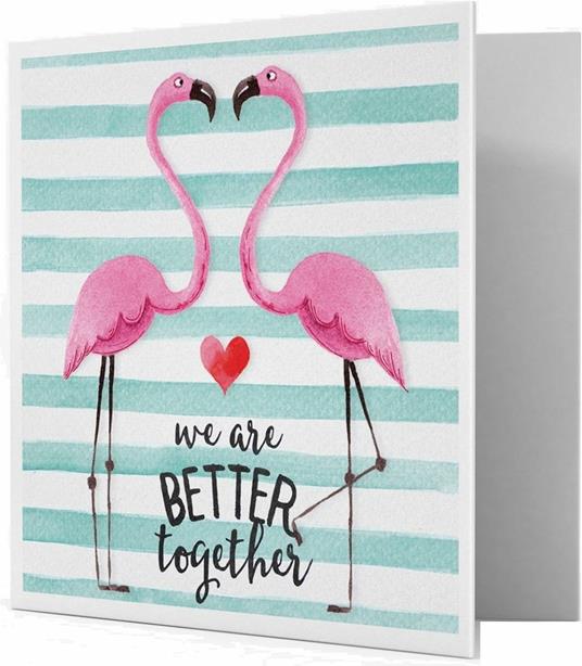 Felicitare - We are better together, 7 X 7 cm | Legami