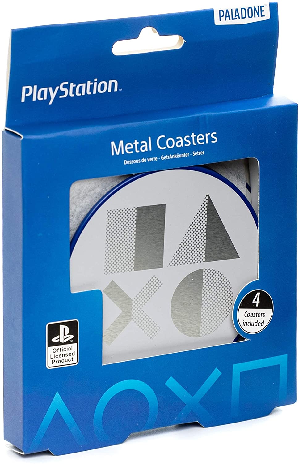 Set suporturi pahar - Playstation Metal Coasters PS5 | Paladone