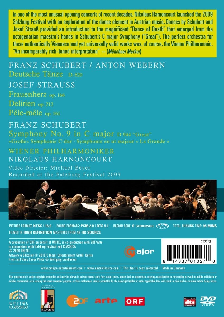 Salzburg Opening Concert 2009 (DVD) | Wiener Philharmoniker, Nikolaus Harnoncourt