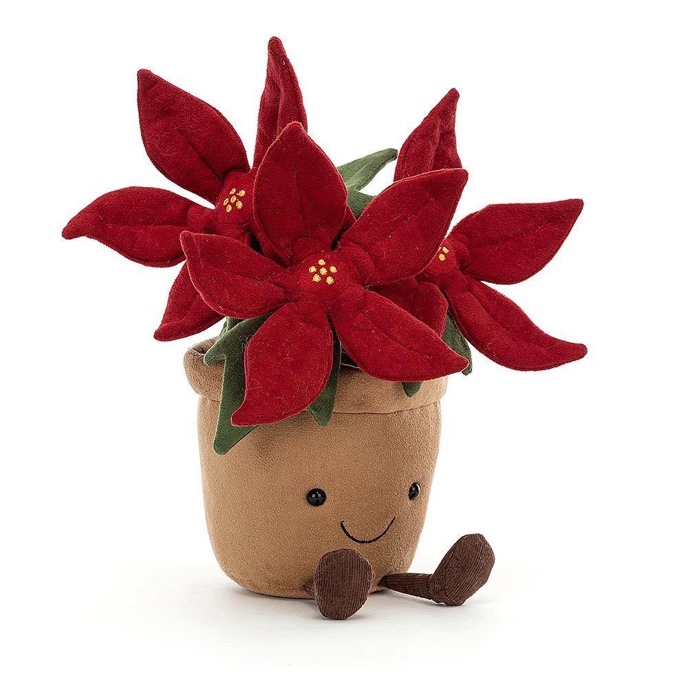  Jucarie de plus - Amuseable Poinsettia, 25 cm | Jellycat 