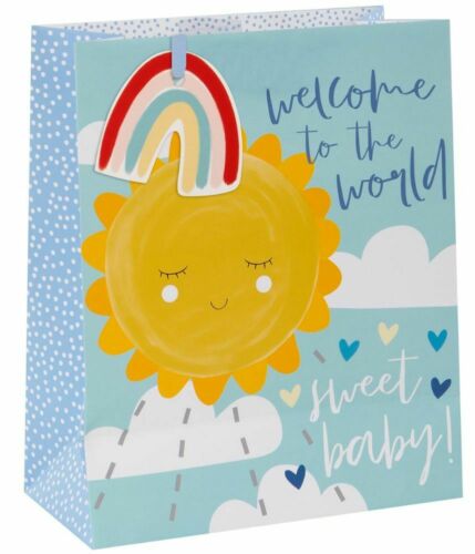 Punga cadou - Baby Sunshine Blue, Large | Glick