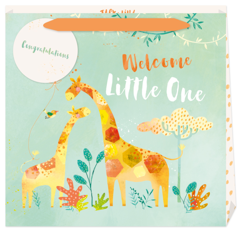 Punga de cadou - Medium - Jack & Lily - Welcome Little One | Penny Kennedy