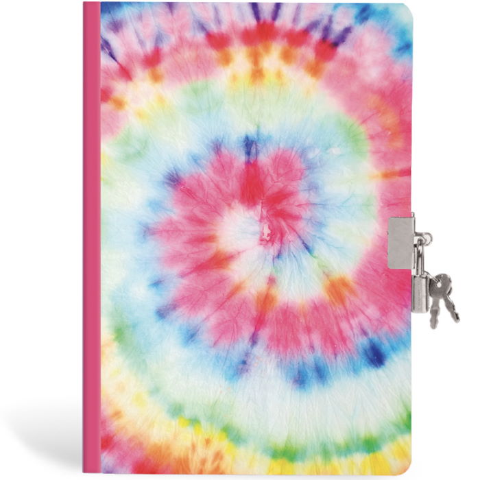 Jurnal cu lacat - Tie Dye, A5 | I-Total