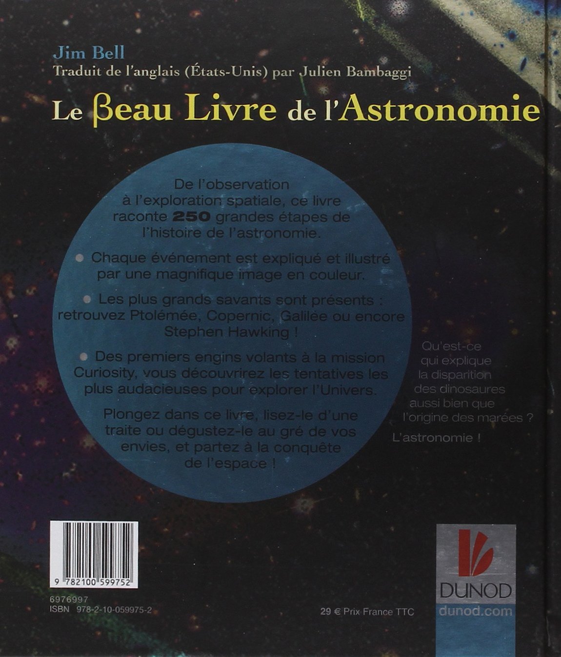 Le Beau Livre de L\'Astronomie | Jim Bell - 1 | YEO