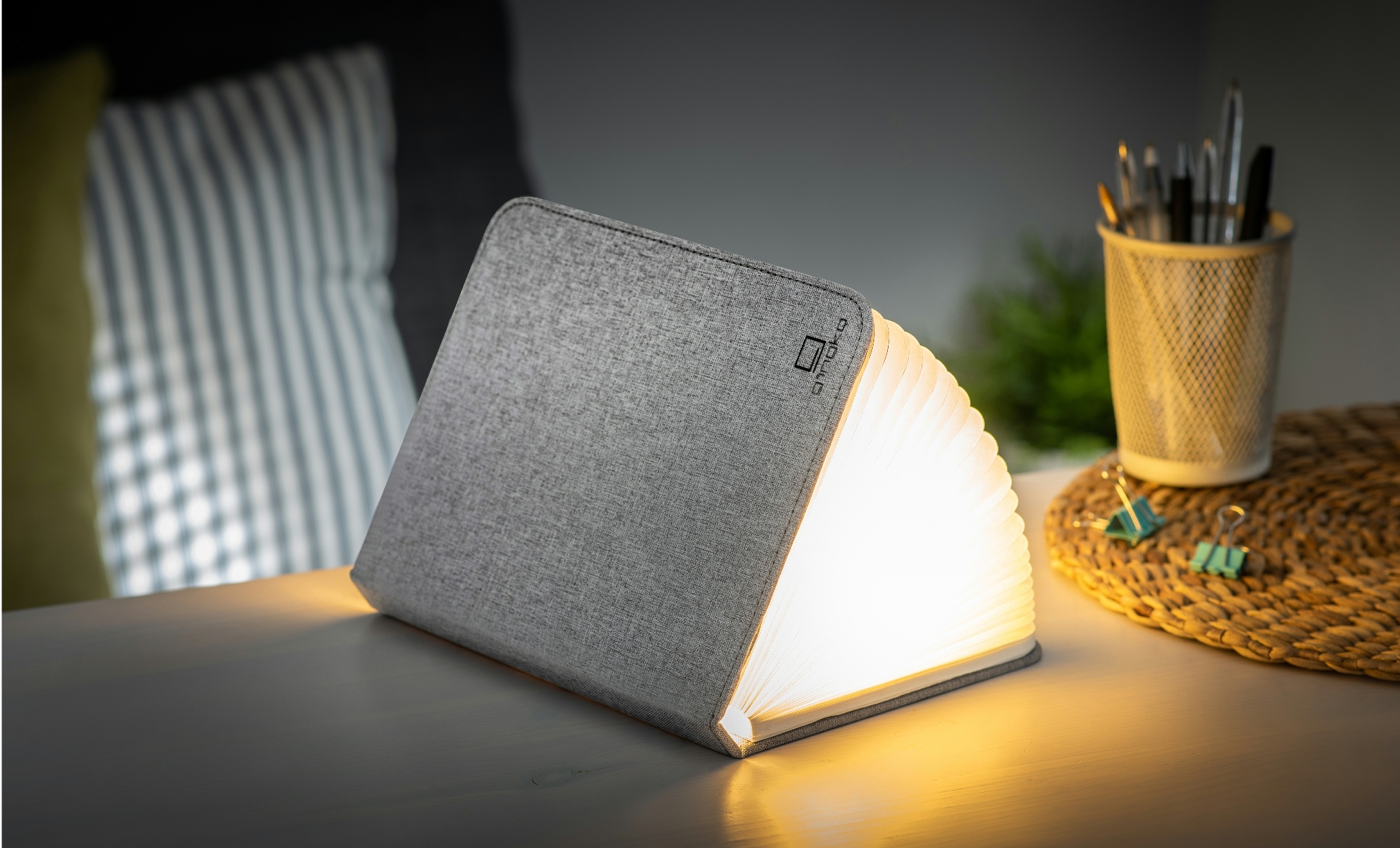 Lampa - Large Smart Booklight - Grey | Gingko