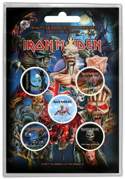 Set 5 insigne - Iron Maiden - Later Albums | Rock Off