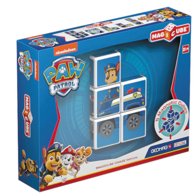 Set de constructie magnetic - Magicube - Paw Patrol Chase Vehicle | Geomag - 2 | YEO