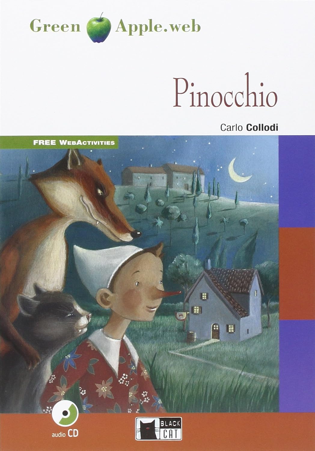 Green Apple: Pinocchio + Audio CD + App | Carlo Collodi