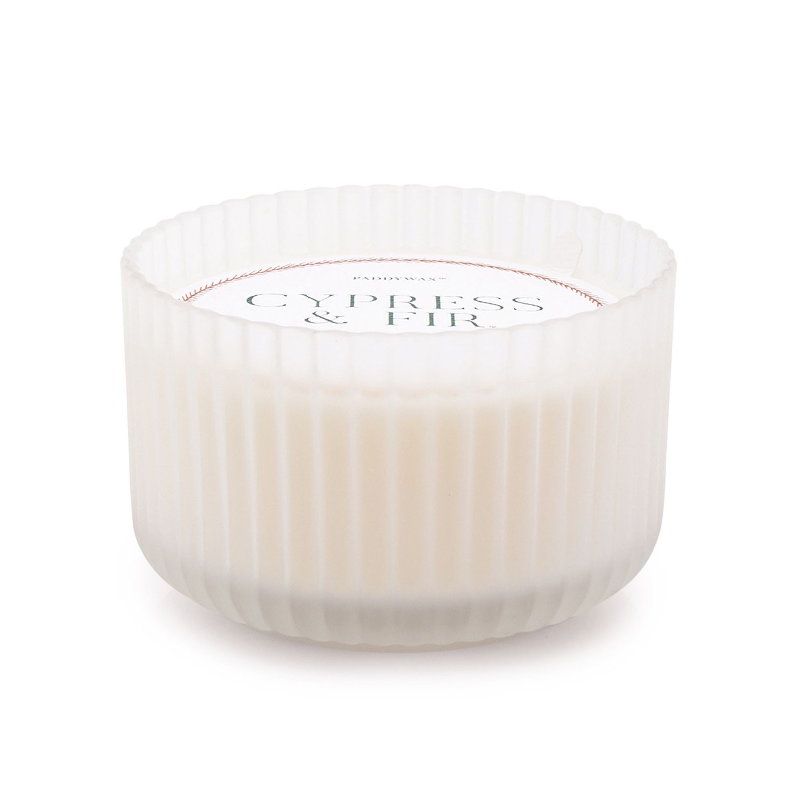 Lumanare - Cypress Fir Holiday - Large 3 Wick White Frosted Glass, 425g