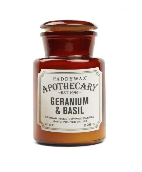 Lumanare - Apothecary - Geranium and Basil, 226g