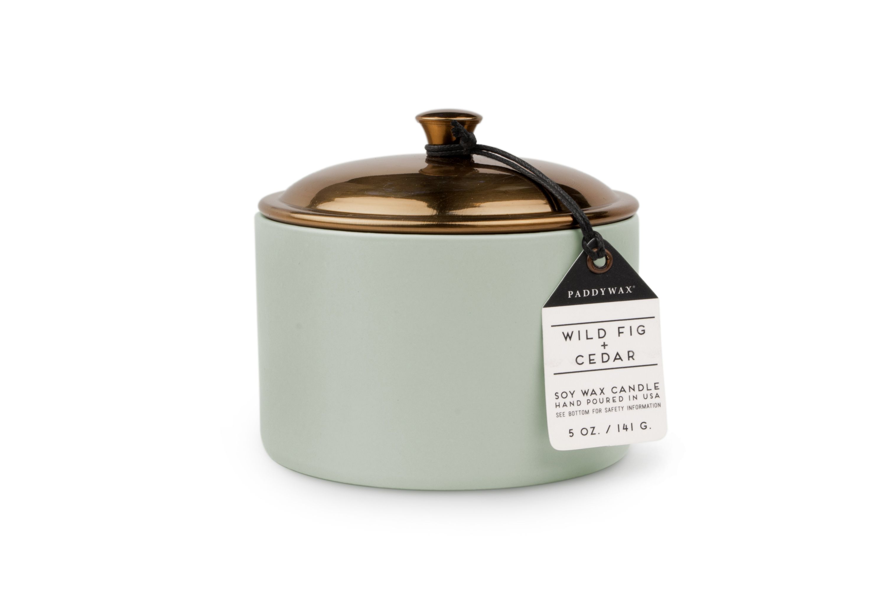Lumanare - Hygge - 3-Wick Ceramic - Sage - Wild Fig and Cedar, 141g