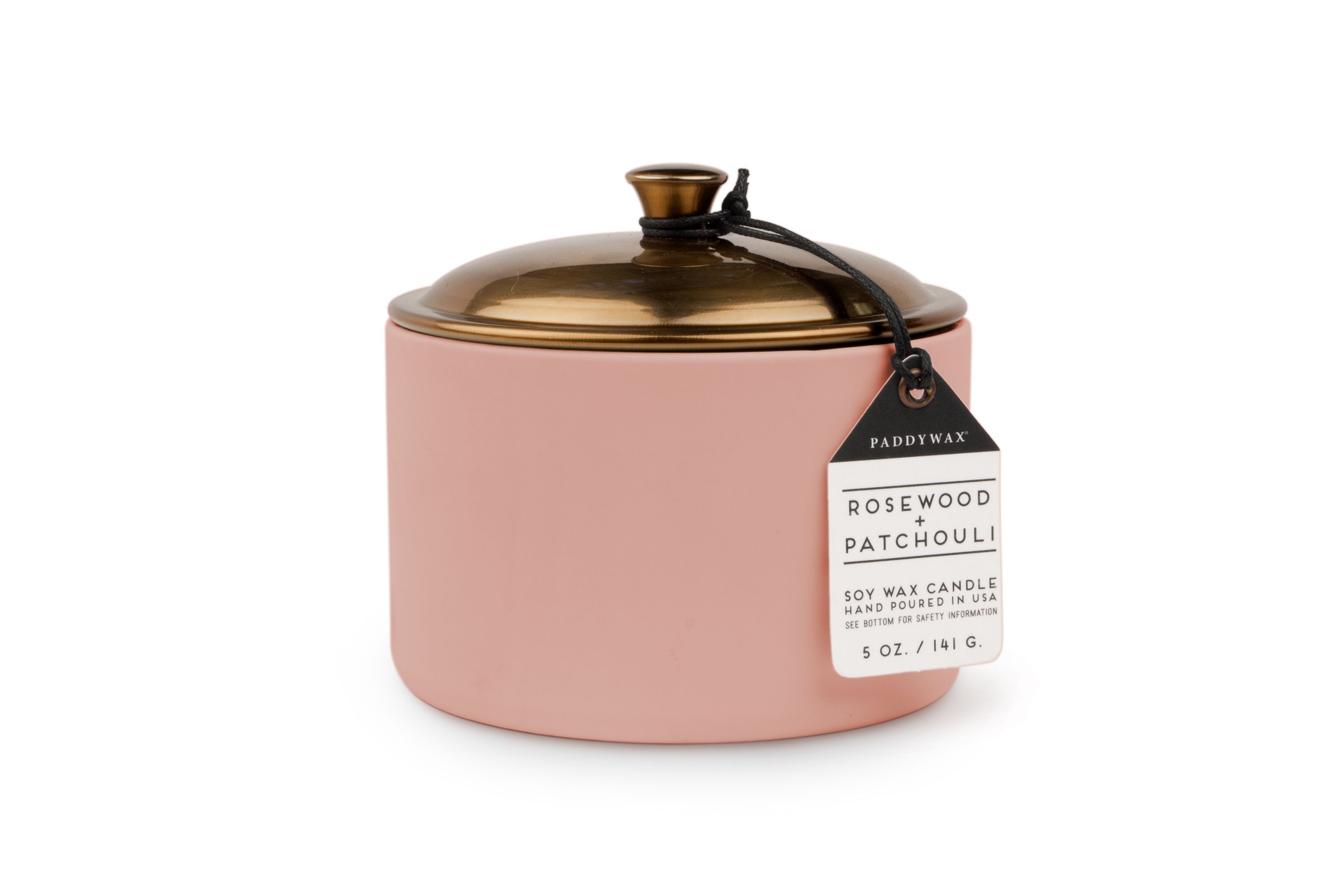 Lumanare - Hygge - 3-Wick Ceramic - Blush - Rosewood and Patchouli, 141g