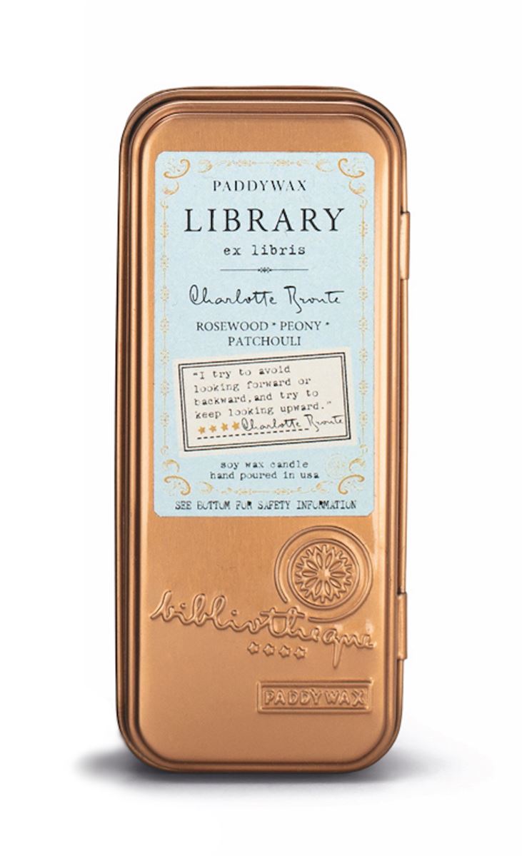 Lumanare - Library Two Wick Travel Tin - Charlotte Bronte