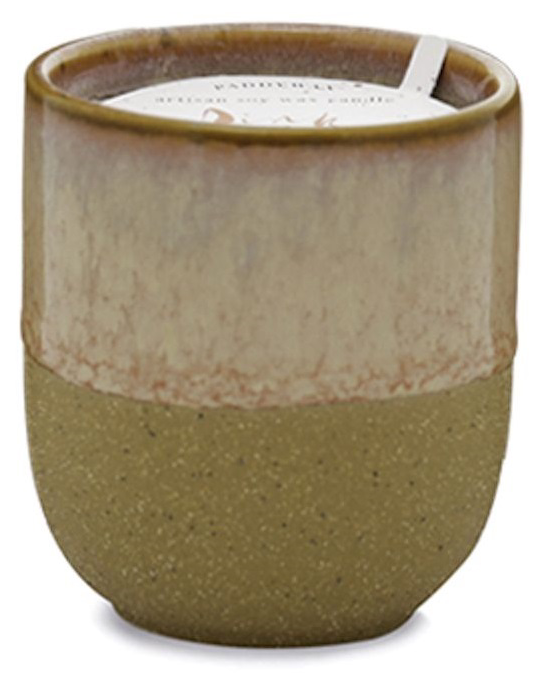 Lumanare parfumata - Kin - Rust Reactive Dripped Glaze - Pink Opal and Persimmon, 100g | Paddywax