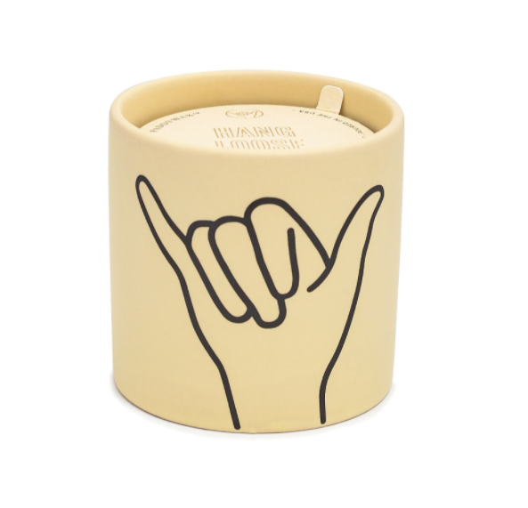 Lumanare - Impressions - Yellow Ceramic - Hang Loose - Ocean Rose and Bay, 163g