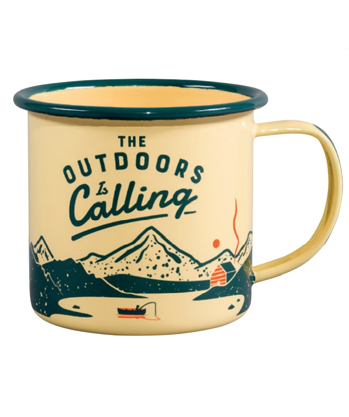 Cana - Enamel Mug - The Outdoors is Calling
