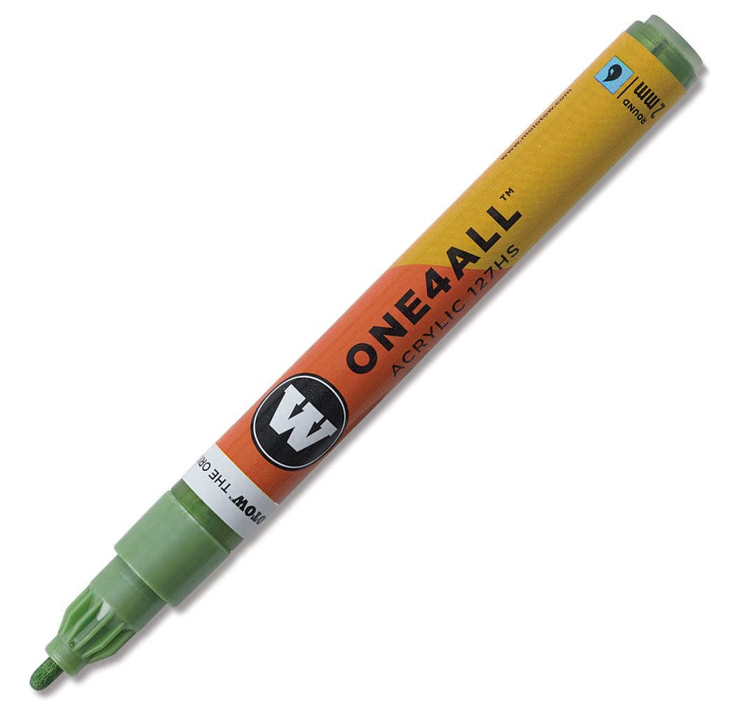 Marker acrilic - One4All 127HS 2 mm, Metallic Light Green | Molotow