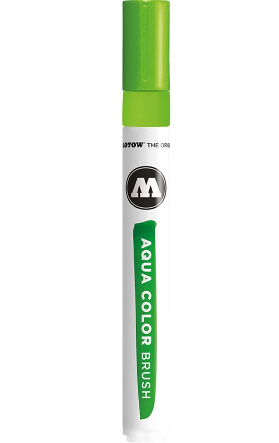 Marker - Brush Pen Aqua Color, Yellow Green | Molotow