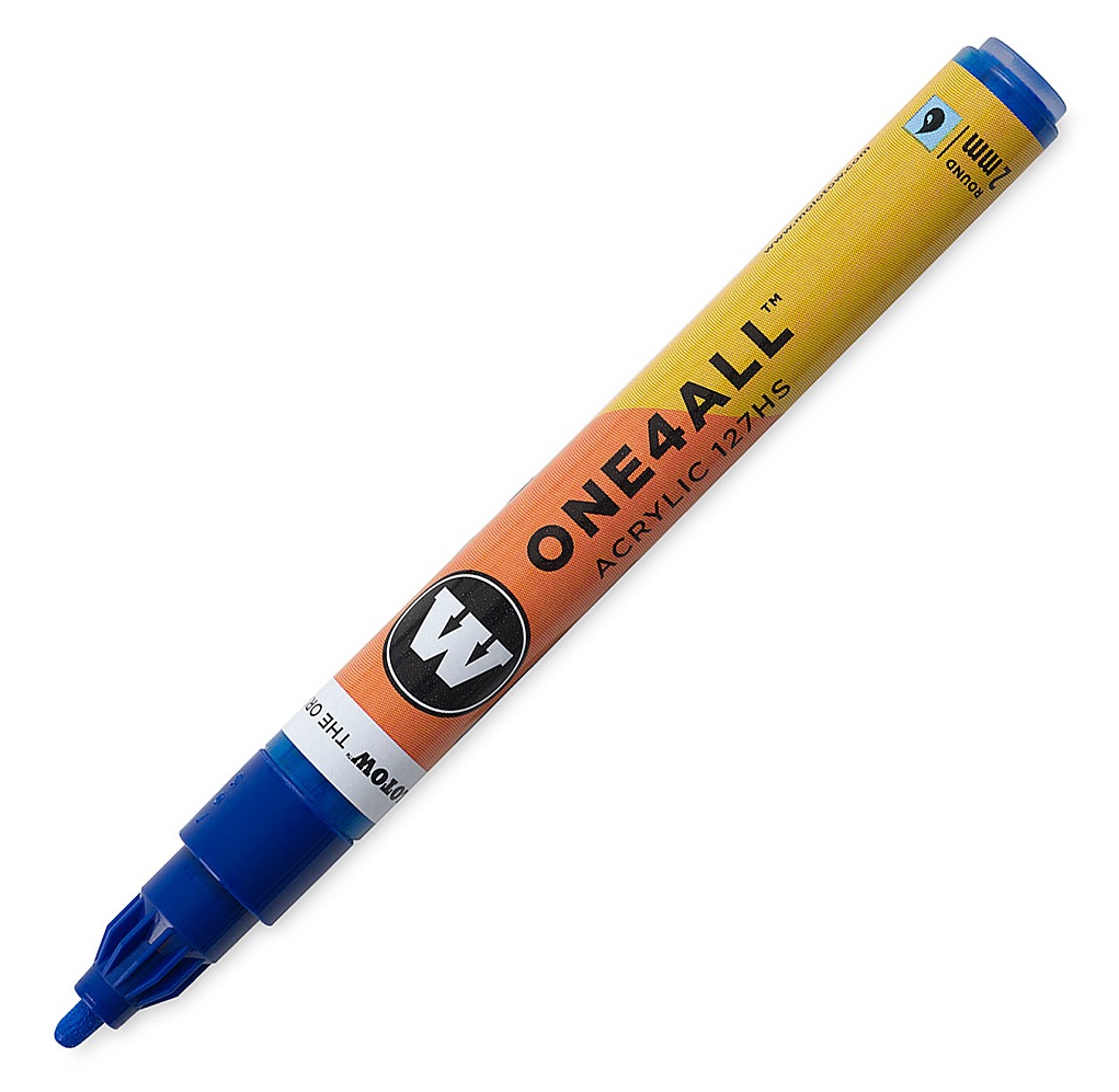 Marker acrilic - One4All 127HS 2 mm, True Blue | Molotow