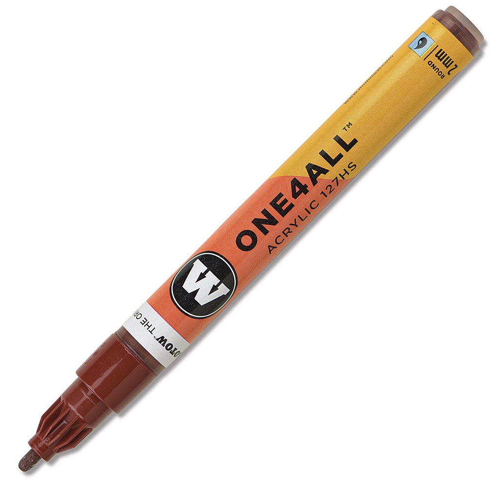 Marker acrilic - One4All 127HS 2 mm, Hazelnut Brown | Molotow