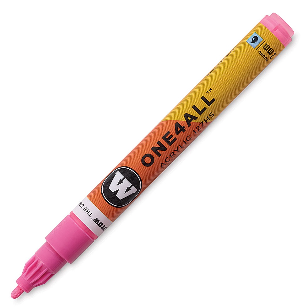 Marker acrilic - One4All 127HS 2 mm, Neon Pink | Molotow