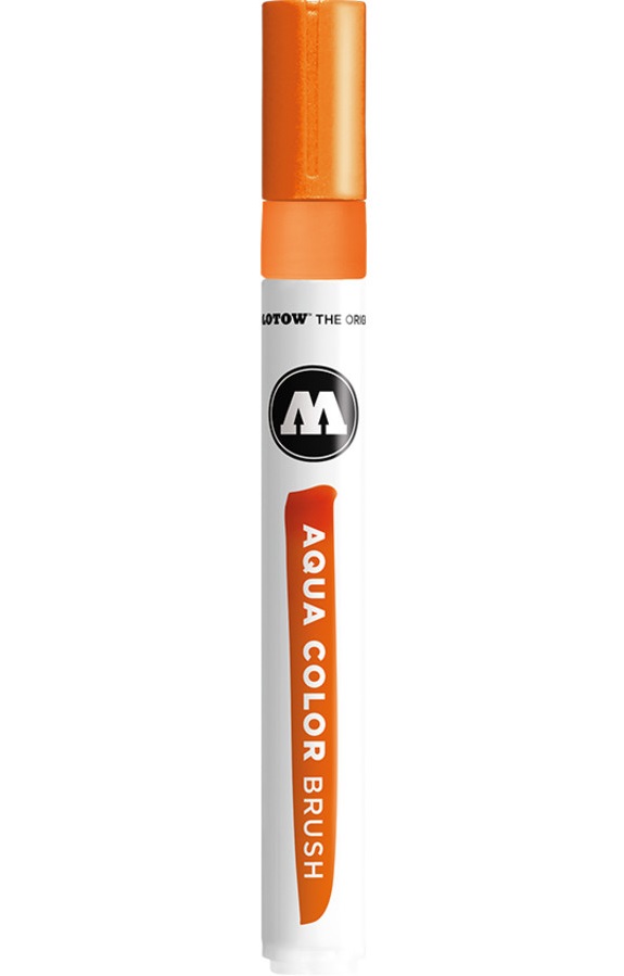 Marker - Brush Pen Aqua Color, Orange | Molotow - 1 | YEO