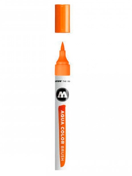 Marker - Brush Pen Aqua Color, Orange | Molotow