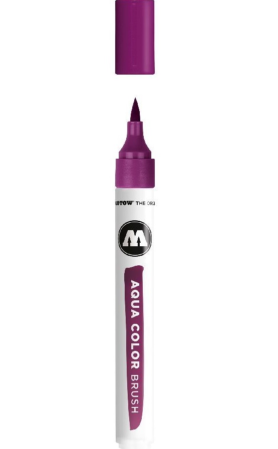 Marker - Brush Pen Aqua Color, Purple | Molotow - 1 | YEO