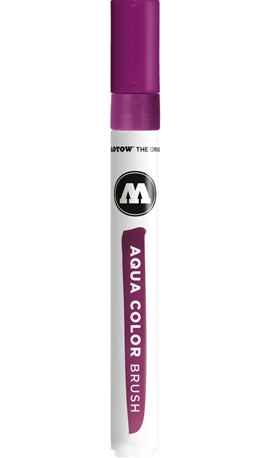 Marker - Brush Pen Aqua Color, Purple | Molotow