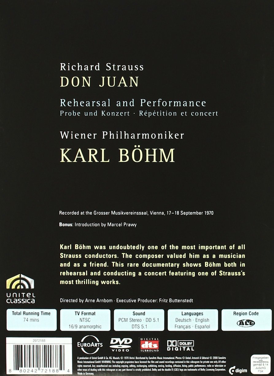 Karl Bohm – In Rehearsal and Performance | Karl Bohm, Wiener Philharmoniker and poza noua