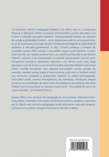 Pedagogia Waldorf - O introducere critica | Heiner Ullrich