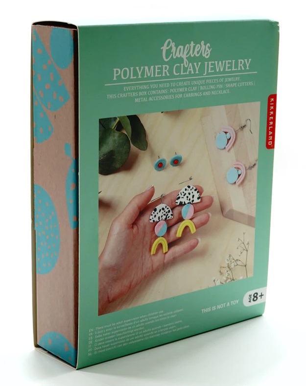 Kit modelaj bijuterii - Clay Jewelry Kit | Kikkerland - 4 | YEO