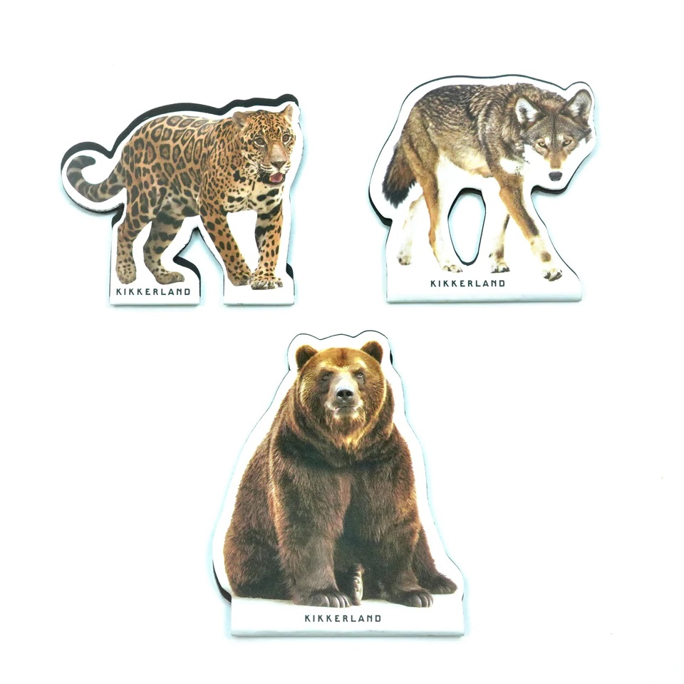 Set semne de carte magnetice - American Mammals | Kikkerland - 2 | YEO