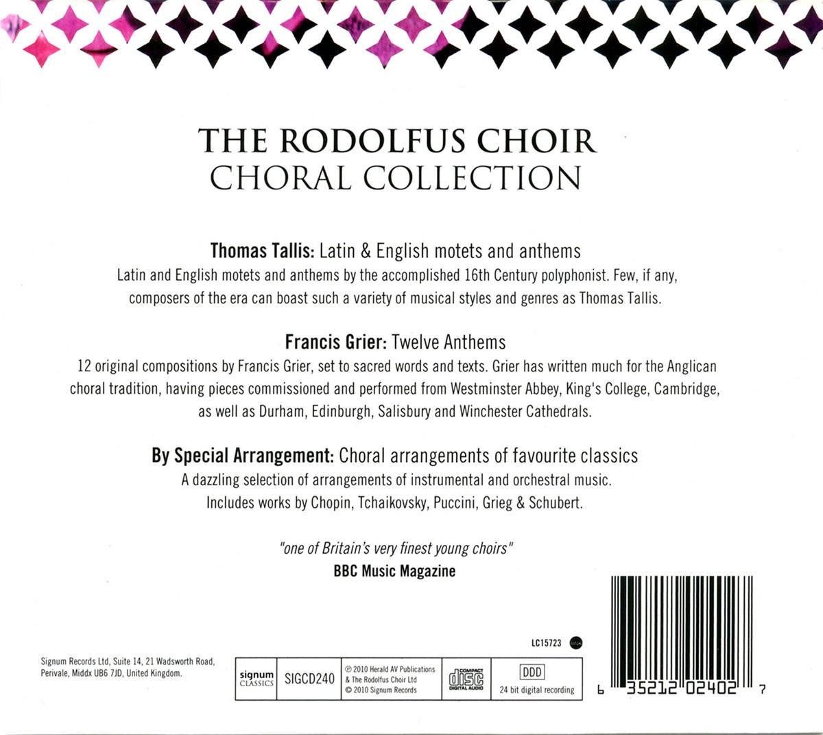 Choral Collection | Thomas Tallis, Francis Grier, The Rodolfus Choir