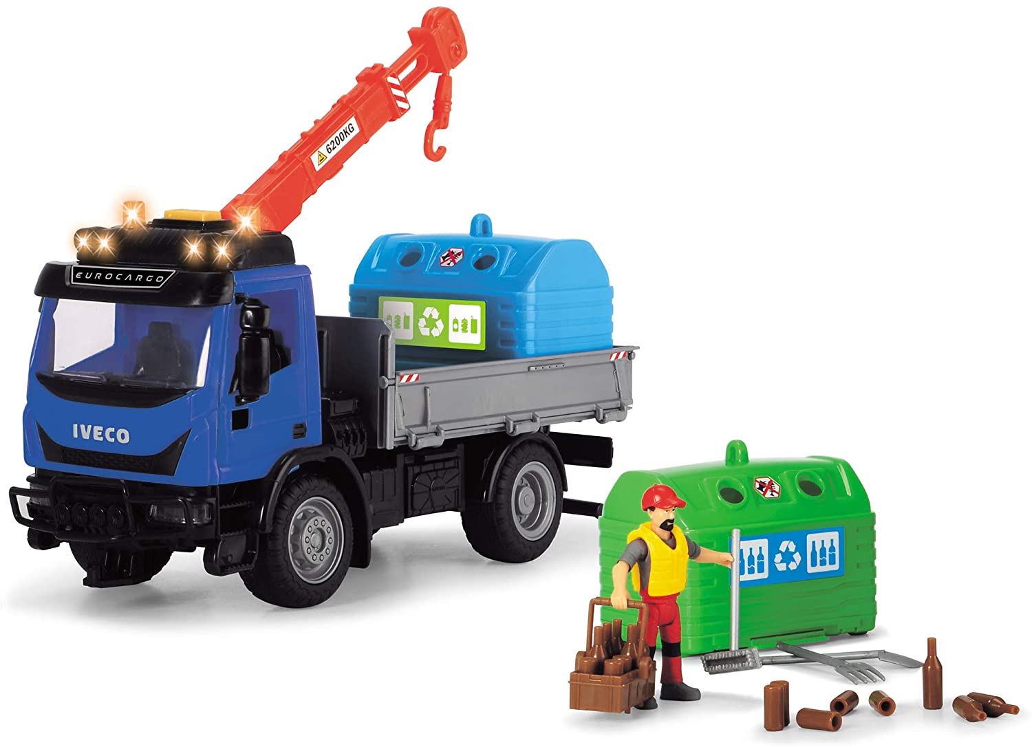 Set de joaca - Iveco Recycling Container Set | Dickie Toys - 5