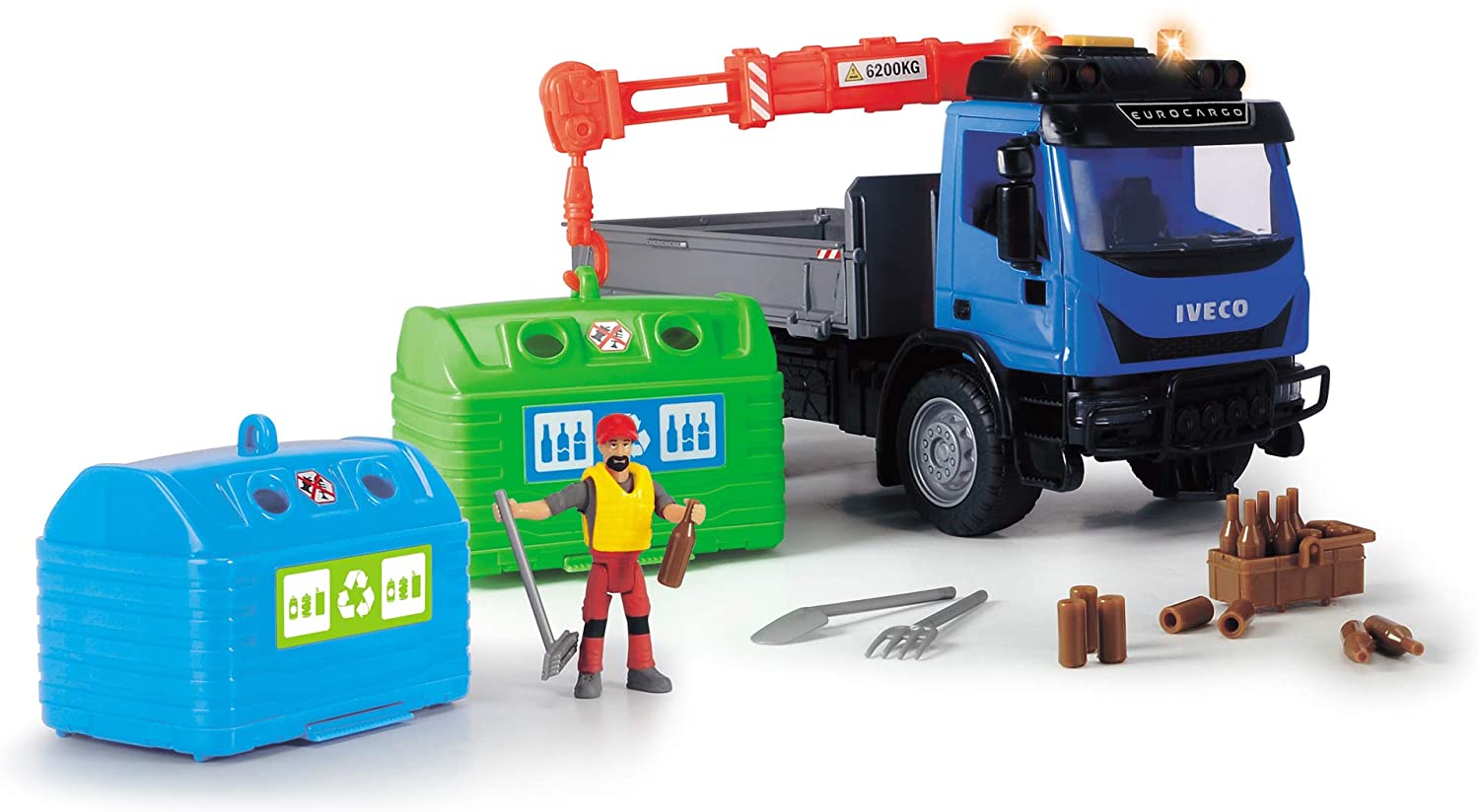 Set de joaca - Iveco Recycling Container Set | Dickie Toys - 3